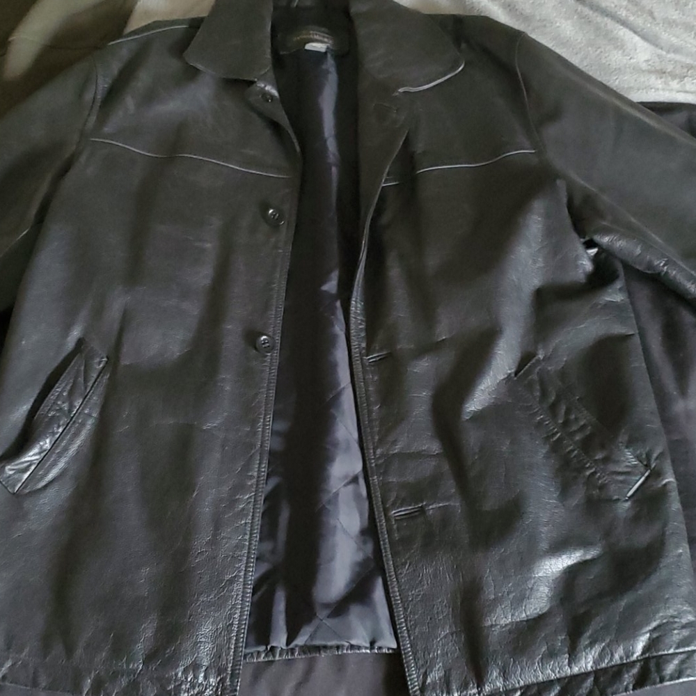 Leather jacket